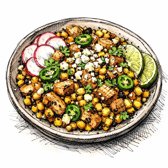 20-Minute Charred Corn & Chicken Esquites Skillet (The Summer Friday Lifesaver)