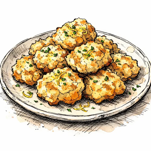 Craggy Lemon & Whole-Milk Ricotta Drop Puffs