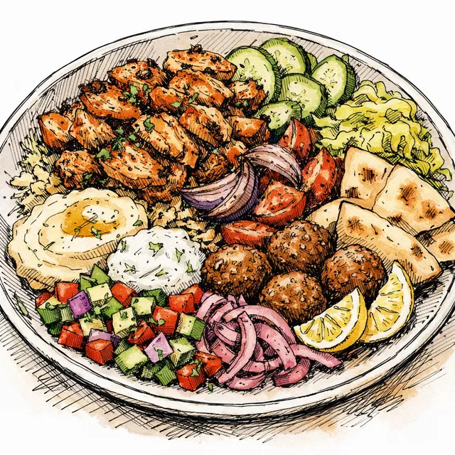 Sheet-Pan "Build-Your-Own" Chicken Shawarma