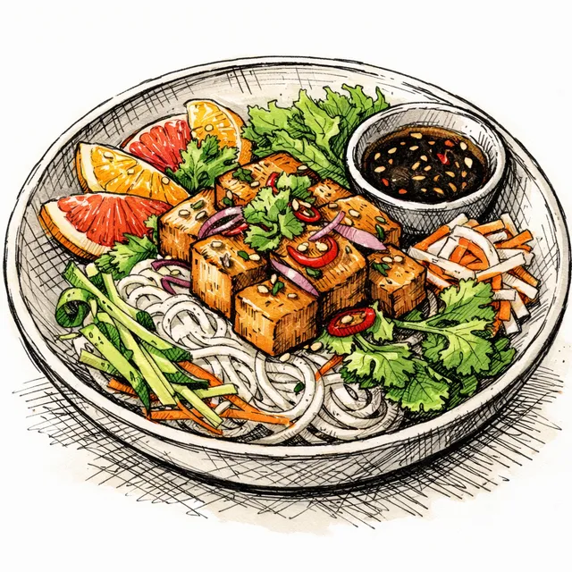 The Stockholm-to-Saigon Quick-Cured Citrus Tofu Desk Escape