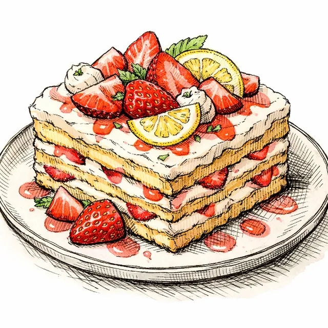 Cheat Code Strawberry Lemonade Icebox Cake