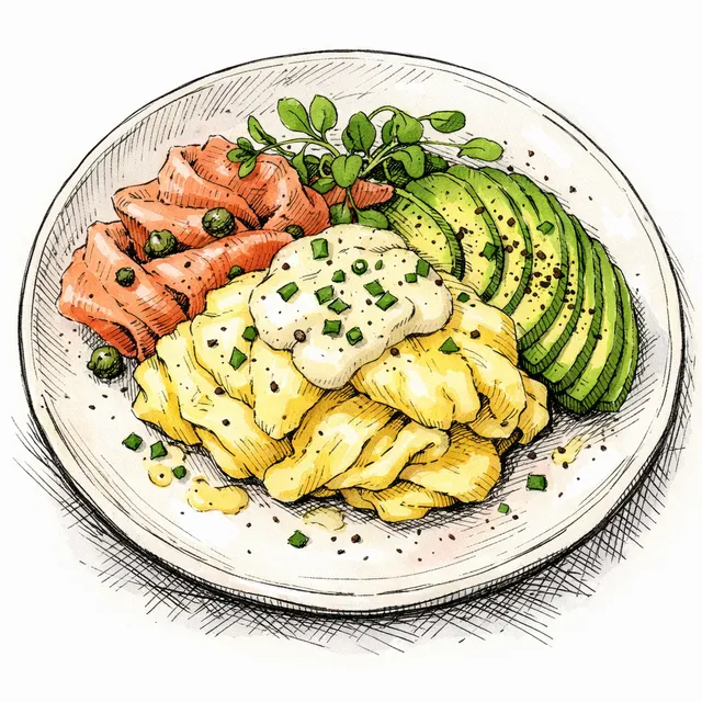 A California Morning in Paris: Soft-Folded Eggs with Meyer Lemon Crème Fraîche