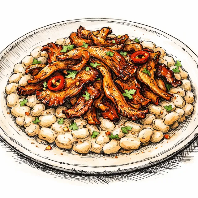 15-Minute Setas al Guajillo: The Brooklyn-Oaxaca Lunch Hustle