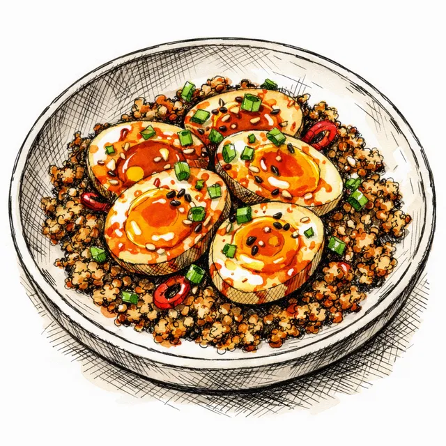 Smoke & Fire: Gochujang and Mezcal Jammy Eggs