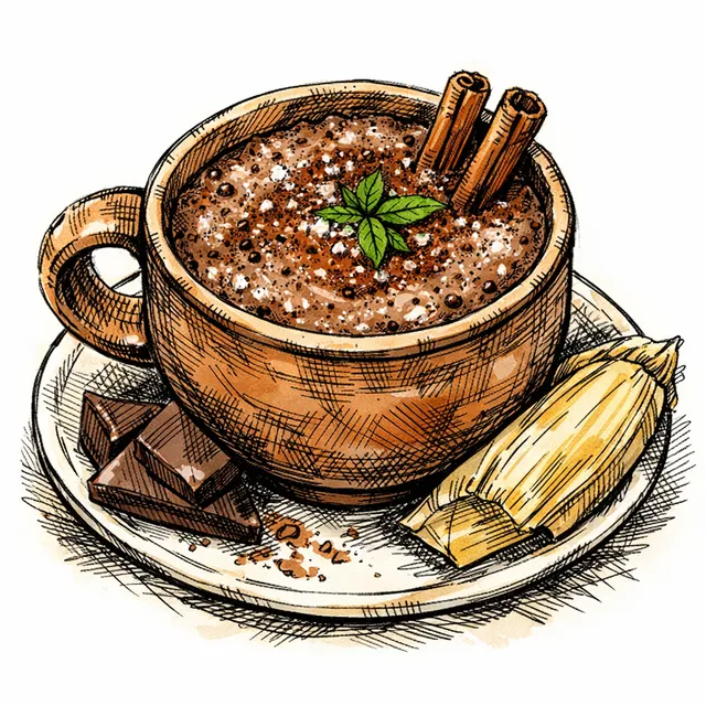 Oaxacan Night-Shift Chocolate Atole (Blender-Frothed, Cinnamon-Salty)