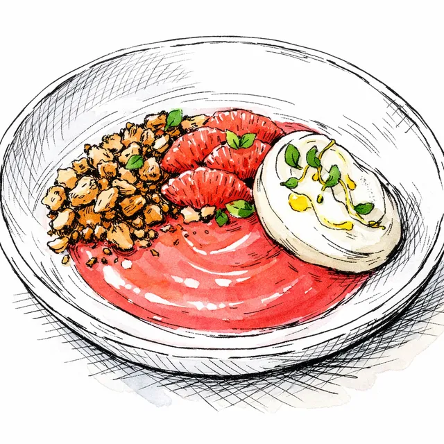 Stripping It Down: Emulsified Ruby Grapefruit Curd