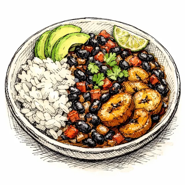 20-Minute Smoky Black Bean & Plantain Guisado (The Tuesday Sweet-Savory Bowl)
