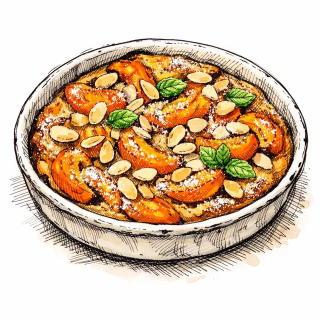 Sun-Kissed California Apricot & Almond Clafoutis