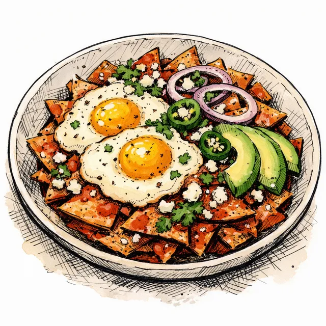 20-Minute Skillet Chilaquiles Rojos (The Lazy Sunday Simmer)