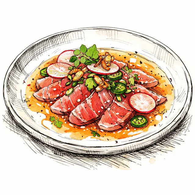 Shio Koji & Mezcal Cured Ahi Tuna Tiradito