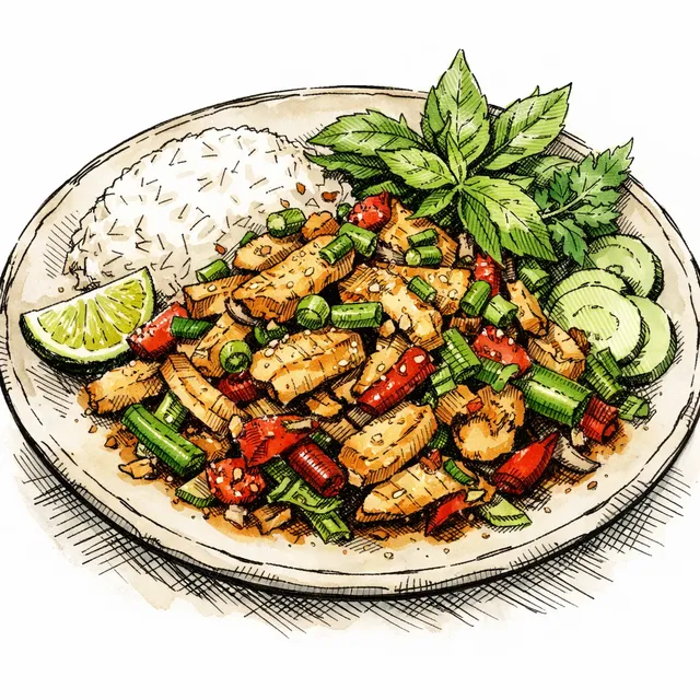 The Istanbul-to-Isaan Dry-Fried Turkey & Blistering Herb Desk Escape