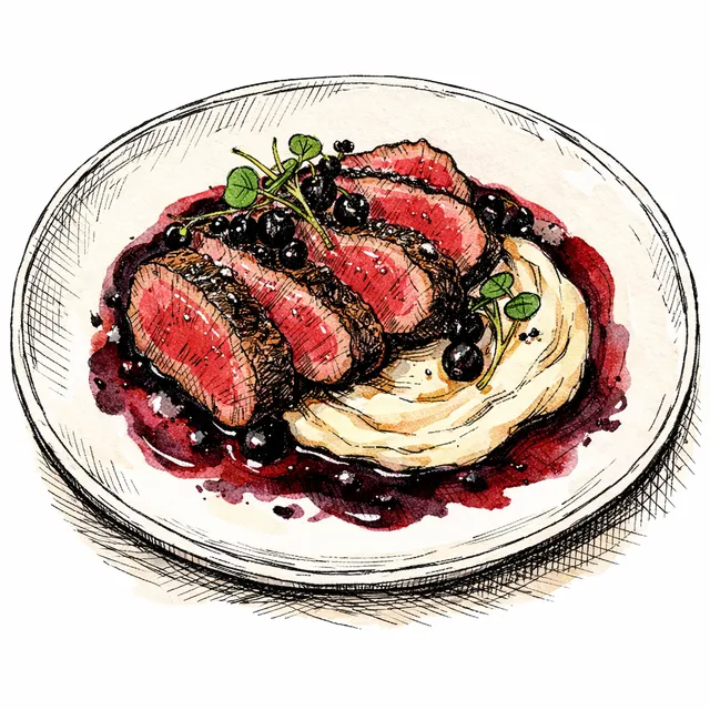 Toasted Hojicha & Aji Panca-Cured Venison Loin