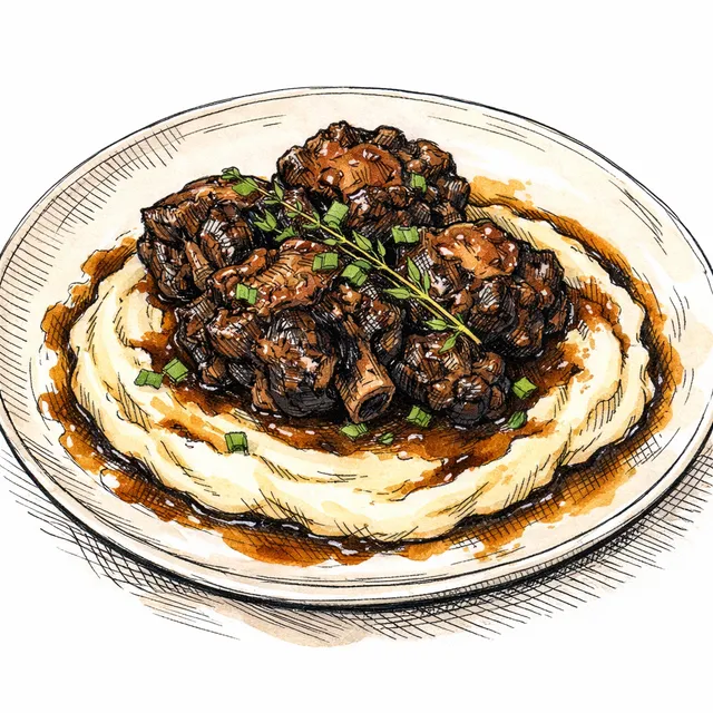 Sunday Memories: Dark Stout & Potlikker-Braised Oxtails