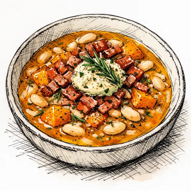 The Monforte Pavilion: Kabocha and Cannellini Zuppa
