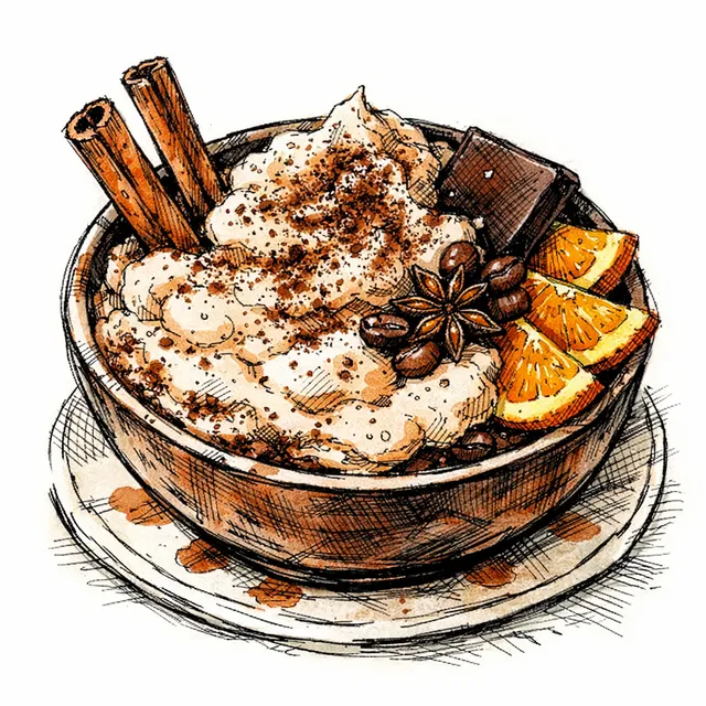 Mexican Hot Chocolate–Orange Café de Olla “Espuma Express” (Brooklyn Shortcut, Not Too Sweet)