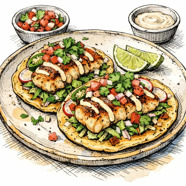 12-Minute Ancho-Seared Cod Tostadas (The WFH Coastal Reset)