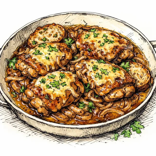 One-Pan "Cheat Code" French Onion Chicken Thighs