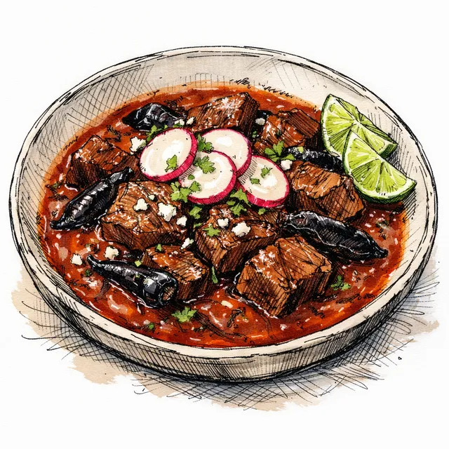 40-Minute Fast-Braised Beef Chuck en Chile Pasilla (The Tuesday Entomatado)