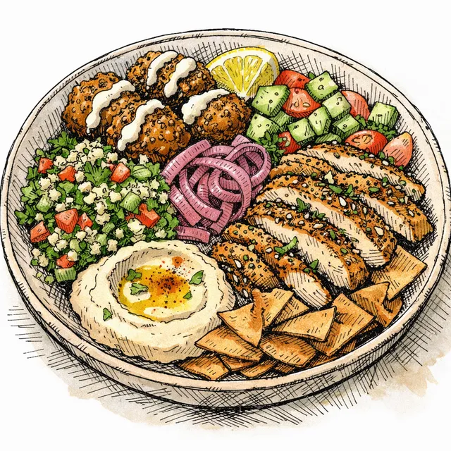 Beirut Bazaar Za'atar Chicken Crunch Bowl: Your Weeknight Ticket to Lebanon