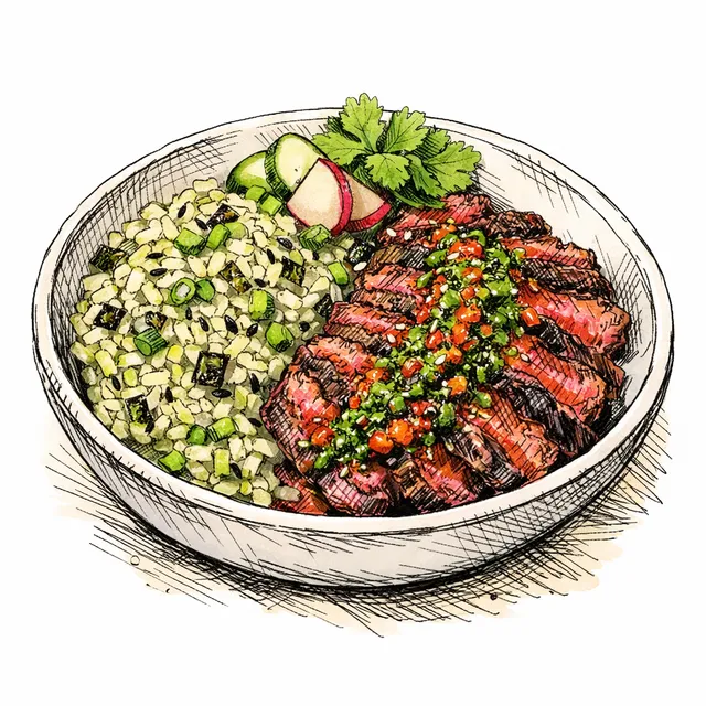 Shio Koji Skirt Steak Bowl: Where Tokyo Meets Buenos Aires and Seoul