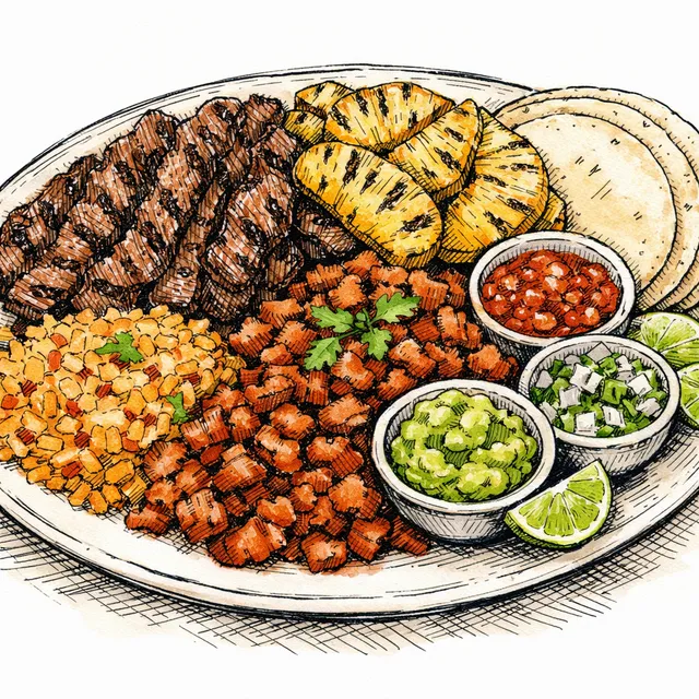 25-Minute Arrachera y Piña Asada Platter (The Sunday Pastor Shortcut)