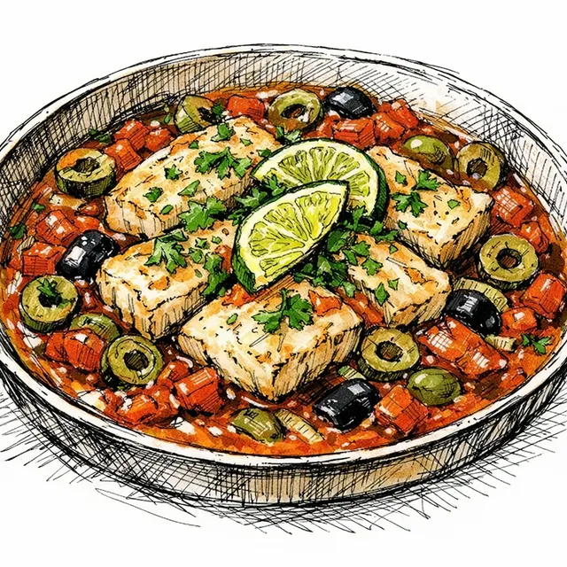20-Minute Cod in a Smoky Tomato-Olive Skillet (The Veracruz Shortcut)