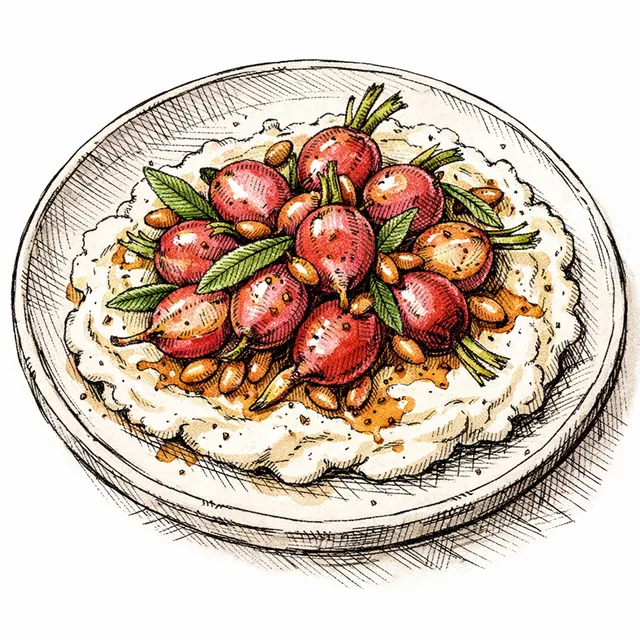 The Brera Portico: Gentle Pan-Roasted Radishes