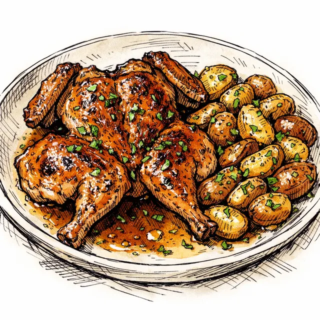 Sunday Supper, Elevated: Cast-Iron Spatchcocked Chicken