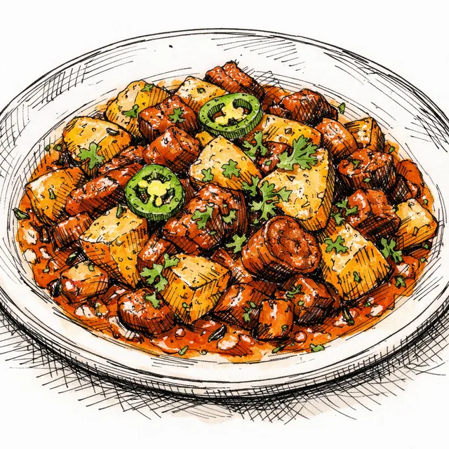 Saturday Bodega Braise: Skillet Chorizo & Papas Guisado