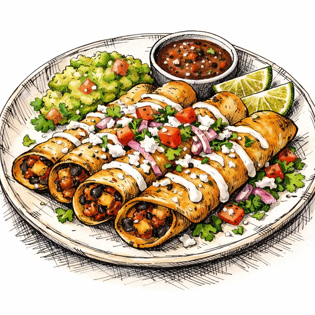 Shatter-Crisp Chorizo &amp; Potato Flautas (Weekend Bodega Bites) by María “Mari” Santiago | inspochef | inspochef
