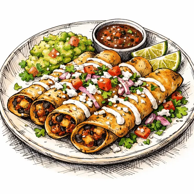 Shatter-Crisp Chorizo & Potato Flautas (Weekend Bodega Bites)