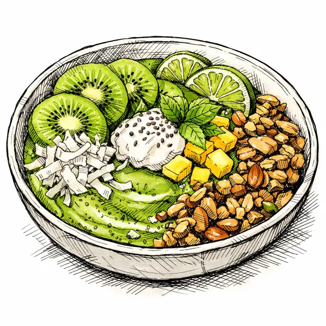 The Kyoto-to-Tulum Matcha-Lime Coconut Breakfast Crunch Bowl