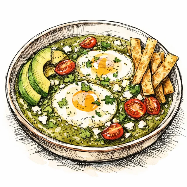 20-Minute Huevos Ahogados Verdes (The Weekend Rescue)