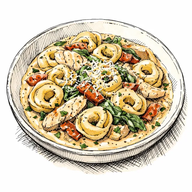 20-Minute "Cheat Code" Creamy Tuscan Tortellini Boil