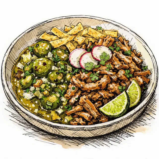 15-Minute Crispy Carnitas & Blistered Salsa Verde Skillet