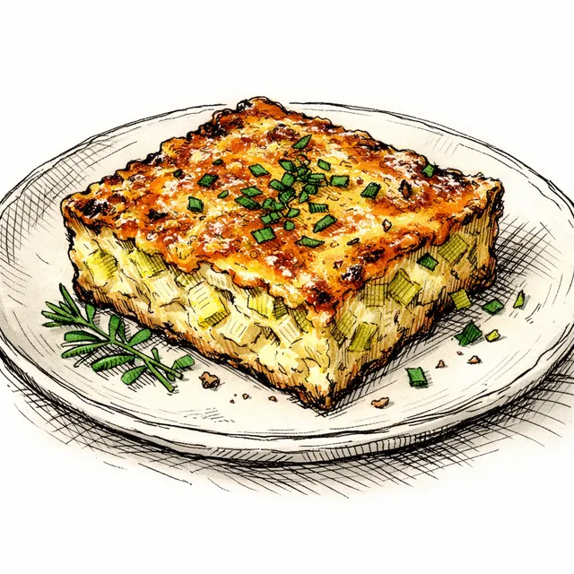 Melted Leek & Comté Slab Quiche (No-Roll Crust)