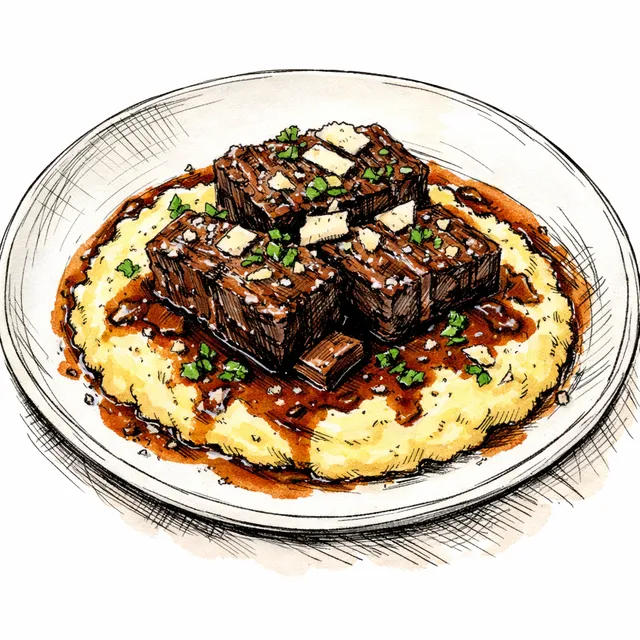 The Piedmontese Cantina: Pressure-Braised Beef Short Ribs in Barbera