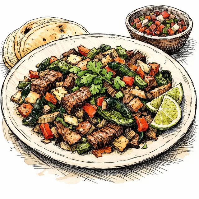 20-Minute Arrachera y Poblano Alambre (The Tuesday Taco Party)
