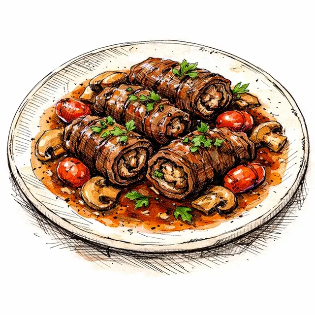 The Piedmontese Pillar: Rapid-Braised Beef Involtini