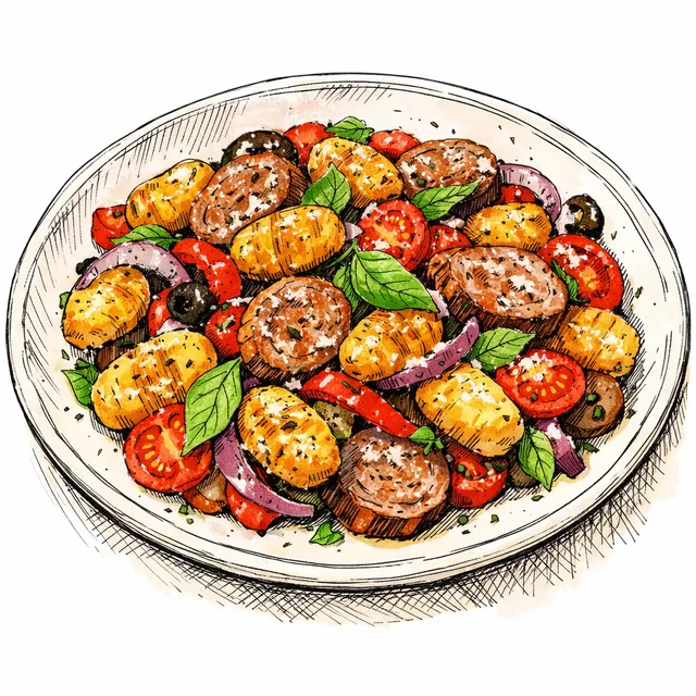 Sheet-Pan "Cheat Code" Italian Sausage & Crispy Gnocchi