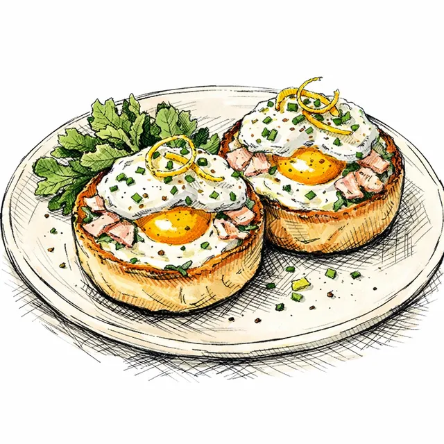 Café Trout “Oeufs Cocotte” Muffins with Herby Crème Fraîche + Lemon Zest (Pan-to-Oven, Make-Ahead Friendly)