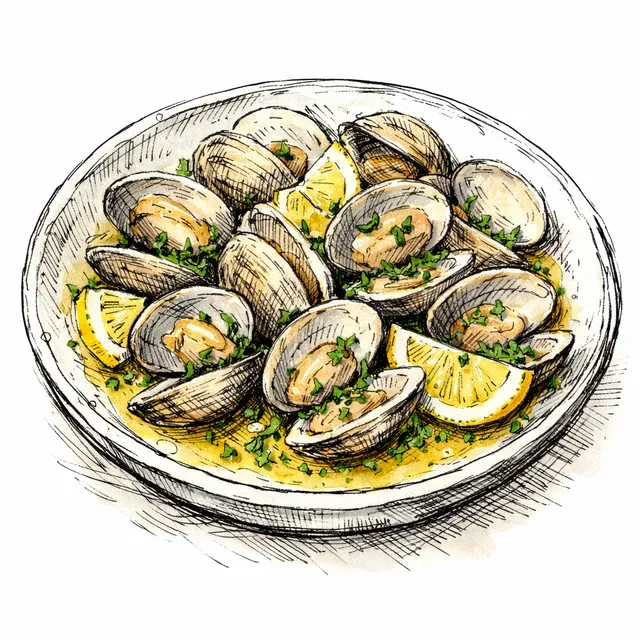 The Ligurian Dome: Pan-Steamed Clams with Lemon-Parsley Butter